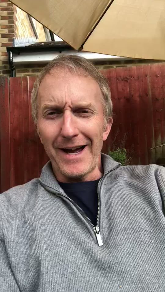 Carl recording a video testimonial
