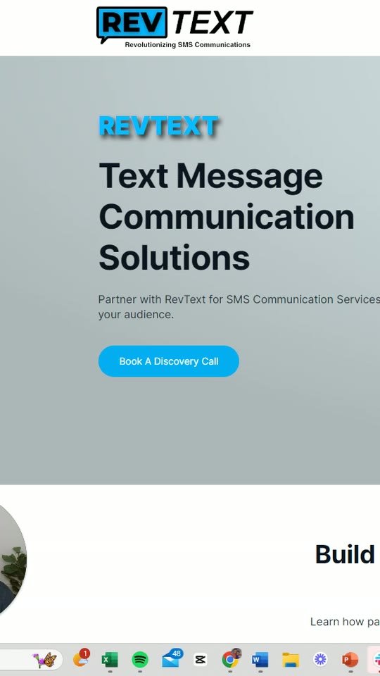 RevText website built by Umair Sattar, from Chad video testimonial